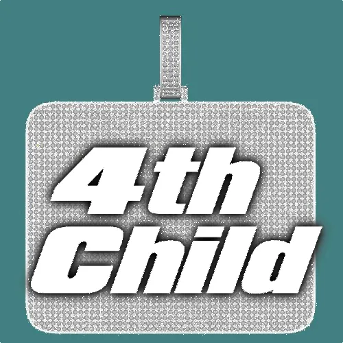 CUSTOM LETTER NECKLACE 3D BIG SQUARE sold by The GUU Shop