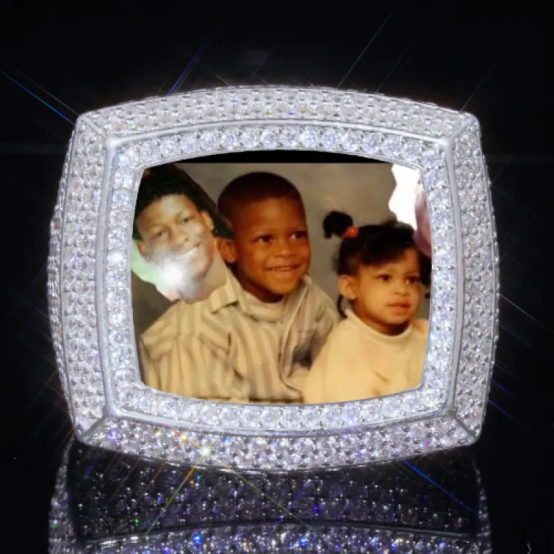 3D CUSTOM PICTURE ICED RING made by The GUU Shop