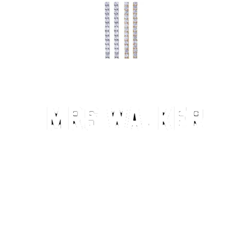 Custom Letters Baguette Two Layer Necklace made by The GUU Shop