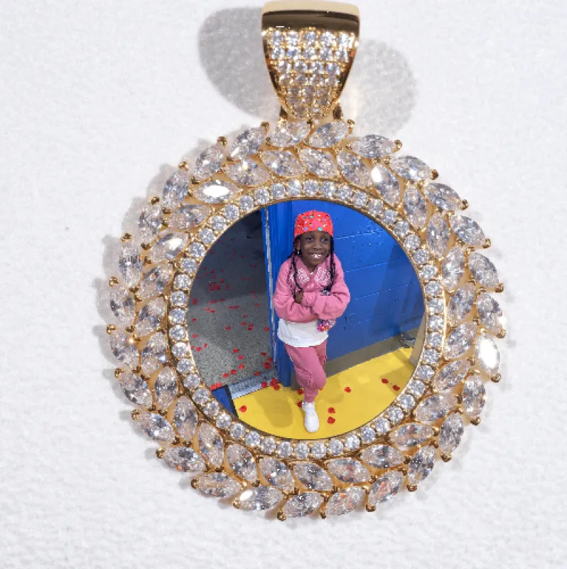 Large 3D Wheat Ear Custom Picture Pendant made by The GUU Shop