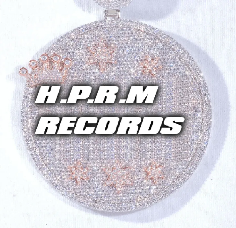 CUSTOM LETTER NECKLACE 3D BIG CROWN DISC made by The GUU Shop