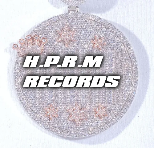 CUSTOM LETTER NECKLACE 3D BIG CROWN DISC sold by The GUU Shop