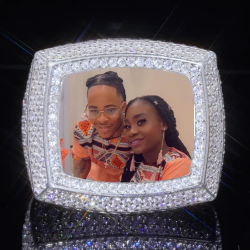 3D CUSTOM PICTURE ICED RING made by The GUU Shop