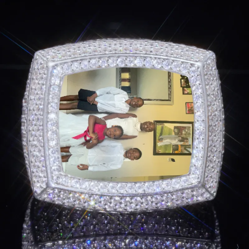 3D CUSTOM PICTURE ICED RING made by The GUU Shop