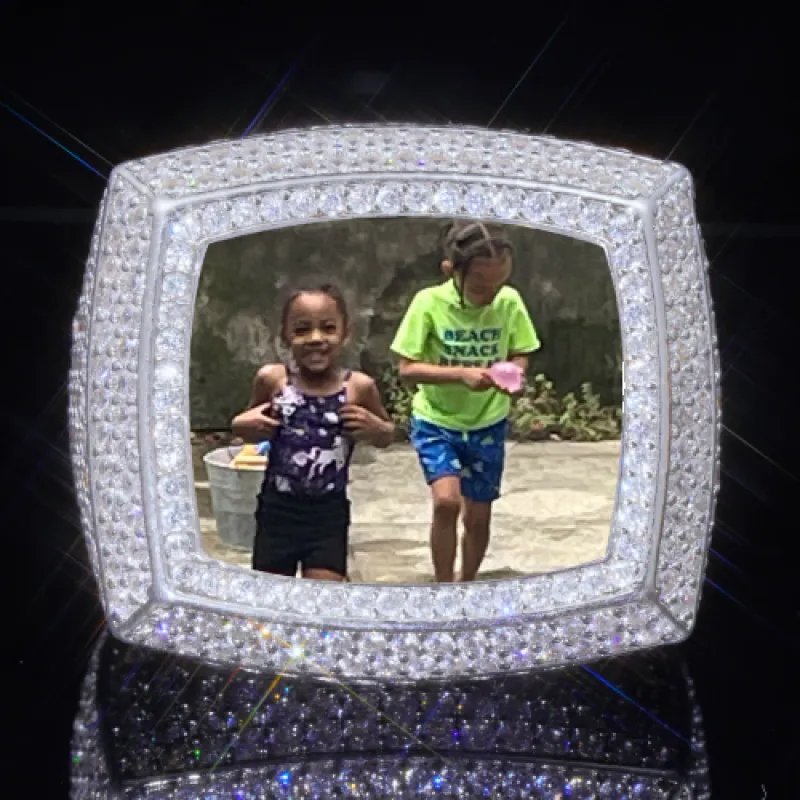 3D CUSTOM PICTURE ICED RING made by The GUU Shop