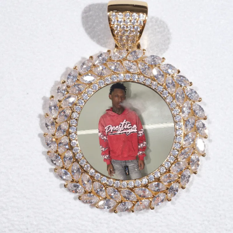 Large 3D Wheat Ear Custom Picture Pendant made by The GUU Shop