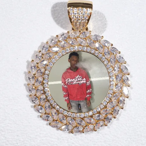 Large 3D Wheat Ear Custom Picture Pendant sold by The GUU Shop