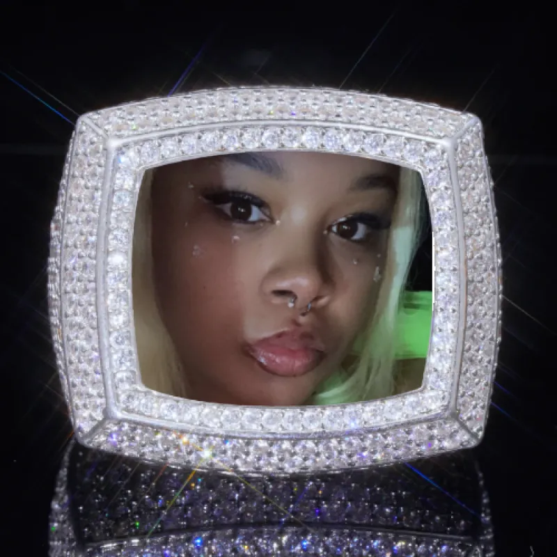 3D CUSTOM PICTURE ICED RING made by The GUU Shop