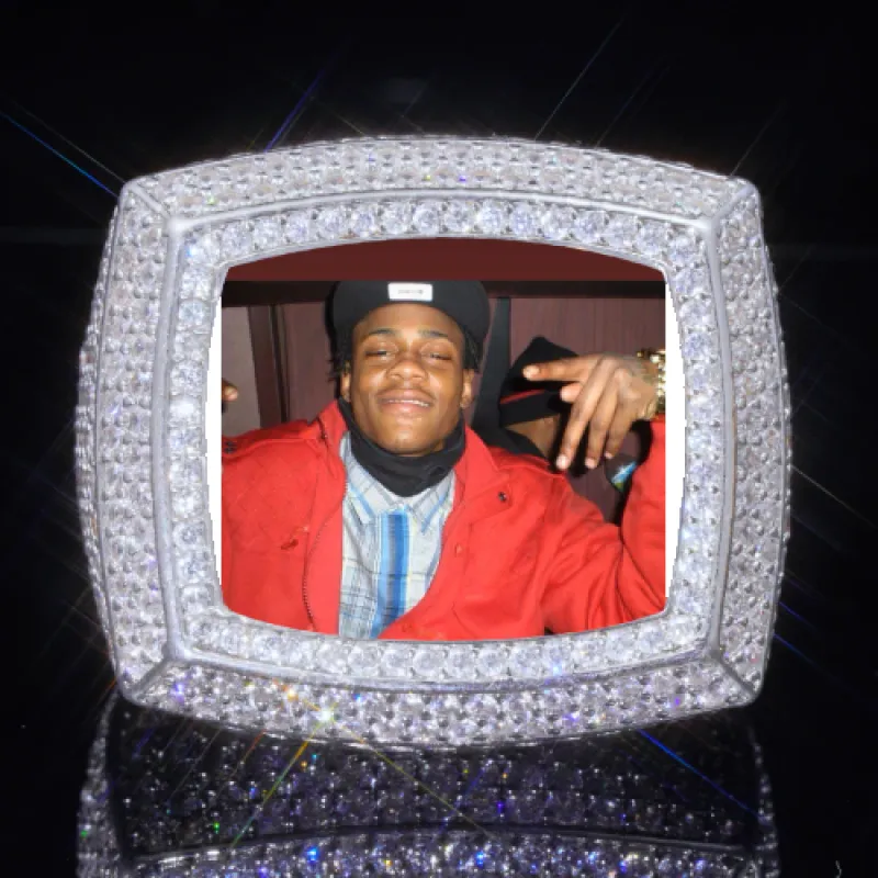 3D CUSTOM PICTURE ICED RING made by The GUU Shop