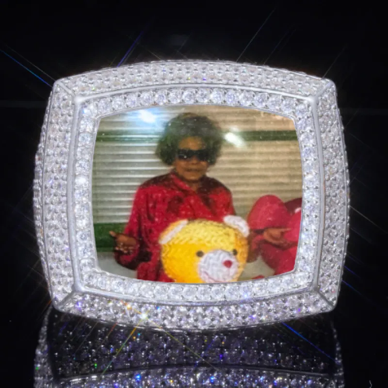3D CUSTOM PICTURE ICED RING made by The GUU Shop