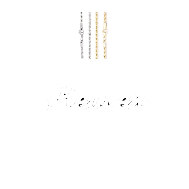 Script Custom Letter Necklace made by The GUU Shop