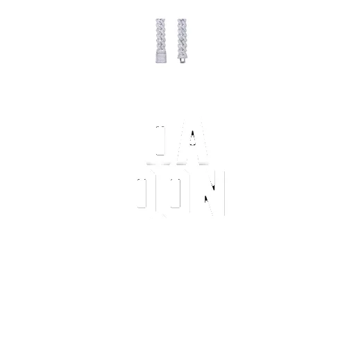 Custom Letters Baguette Two Layer Necklace sold by The GUU Shop