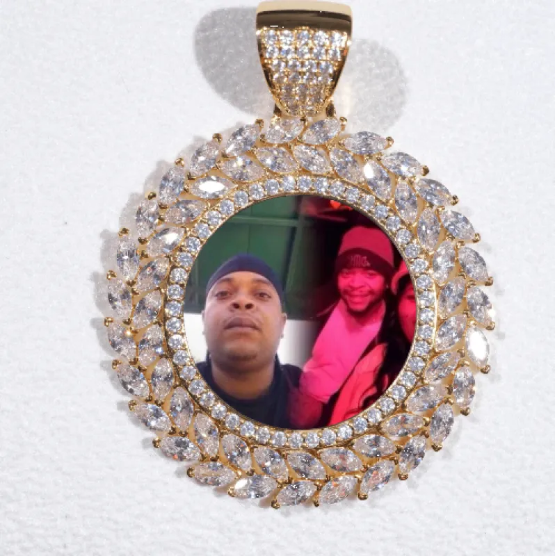 Large 3D Wheat Ear Custom Picture Pendant made by The GUU Shop