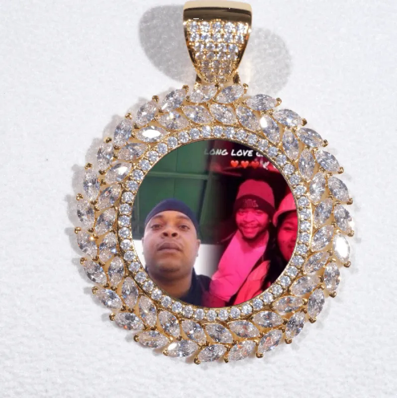 Large 3D Wheat Ear Custom Picture Pendant made by The GUU Shop