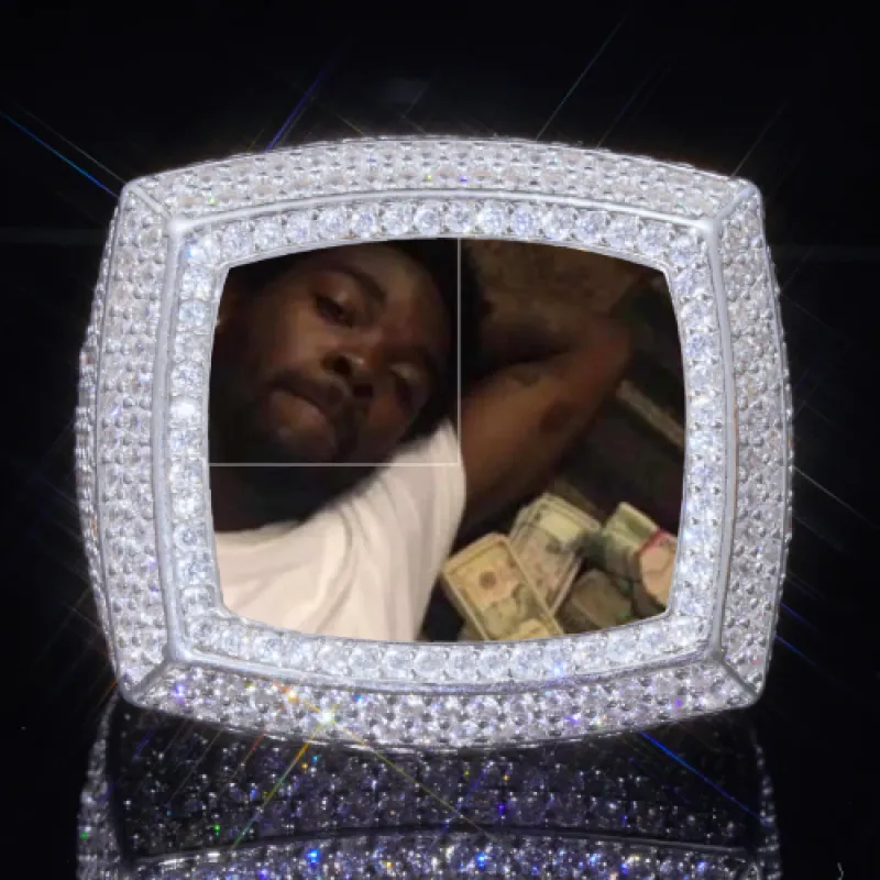 3D CUSTOM PICTURE ICED RING made by The GUU Shop