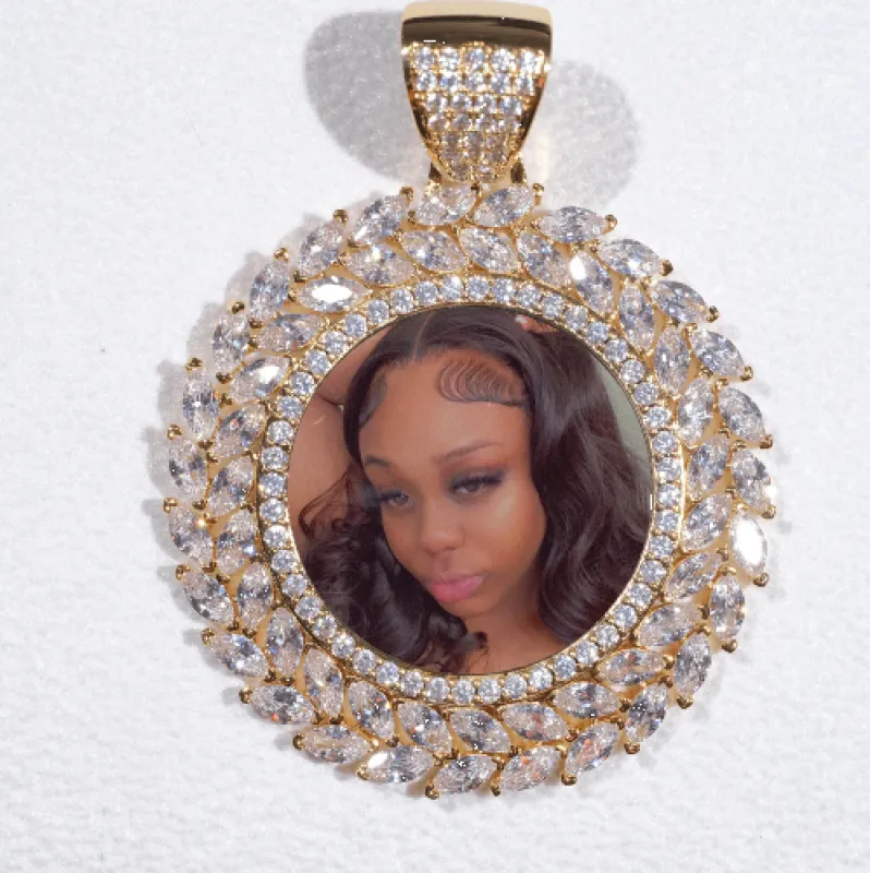 Large 3D Wheat Ear Custom Picture Pendant made by The GUU Shop