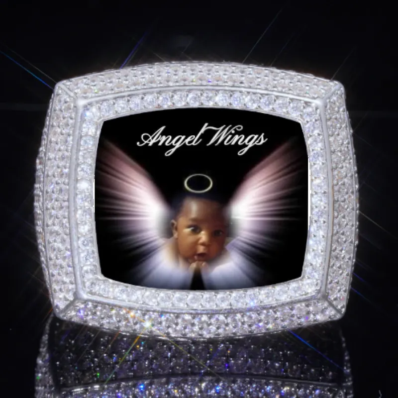 3D CUSTOM PICTURE ICED RING made by The GUU Shop