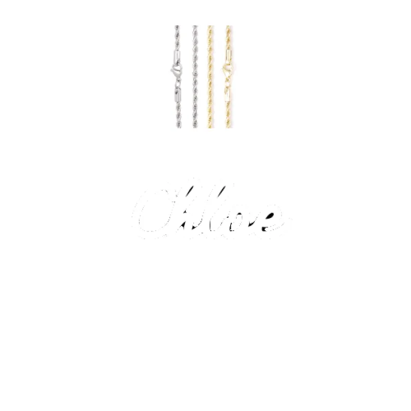 Script Custom Letter Necklace made by The GUU Shop
