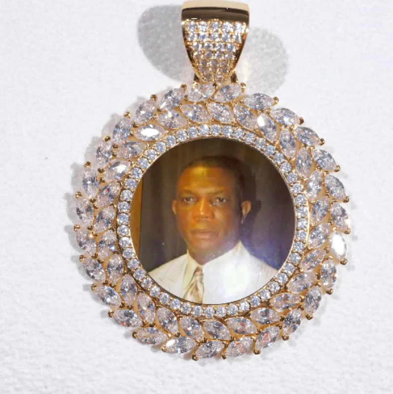 Large 3D Wheat Ear Custom Picture Pendant made by The GUU Shop