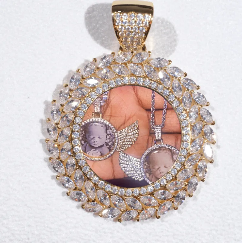 Large 3D Wheat Ear Custom Picture Pendant made by The GUU Shop