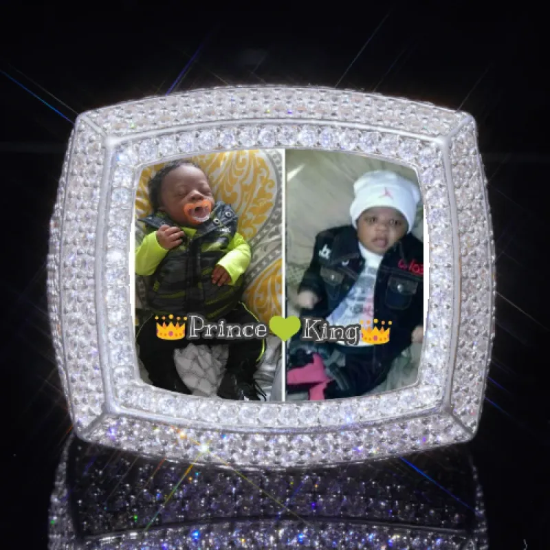 3D CUSTOM PICTURE ICED RING made by The GUU Shop
