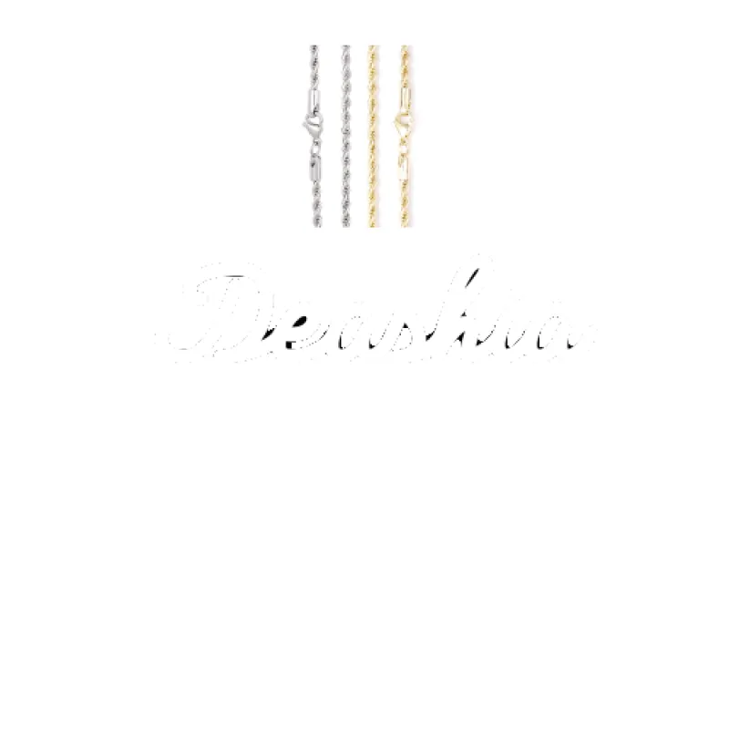 Script Custom Letter Necklace made by The GUU Shop