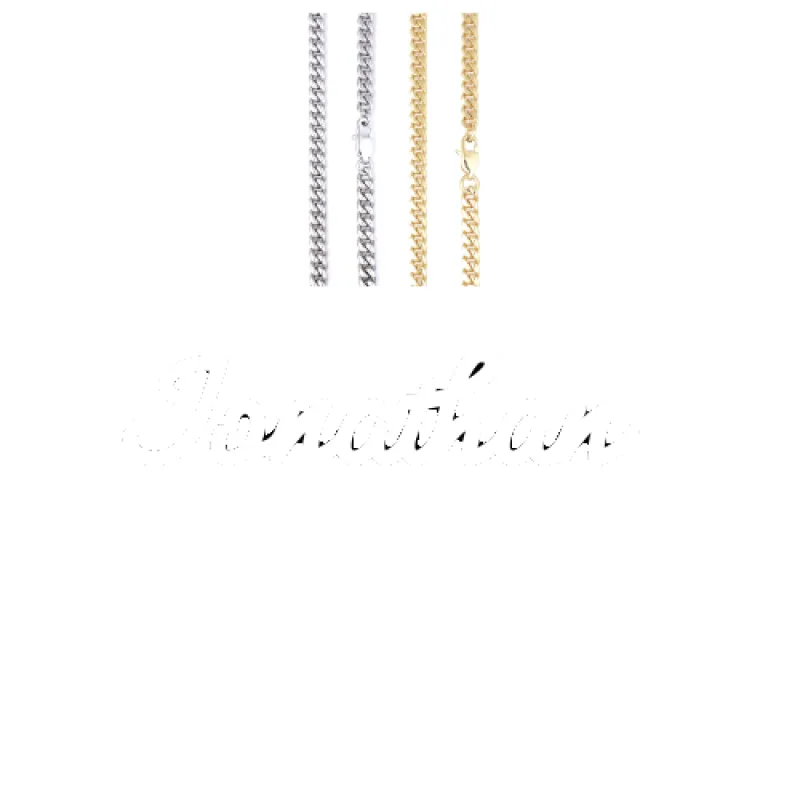 Script Custom Letter Necklace made by The GUU Shop