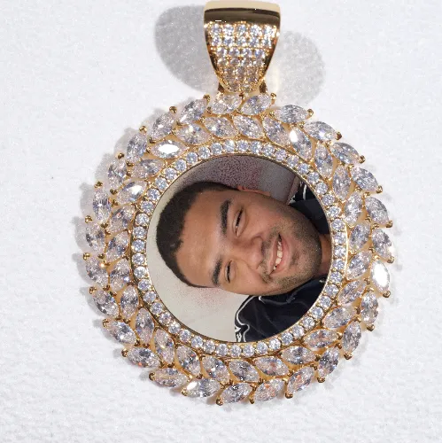 Large 3D Wheat Ear Custom Picture Pendant sold by The GUU Shop