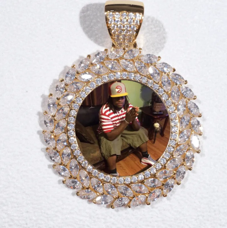 Large 3D Wheat Ear Custom Picture Pendant made by The GUU Shop