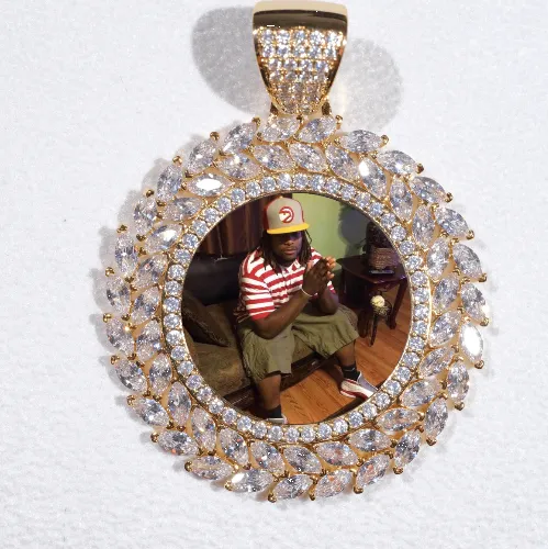 Large 3D Wheat Ear Custom Picture Pendant sold by The GUU Shop