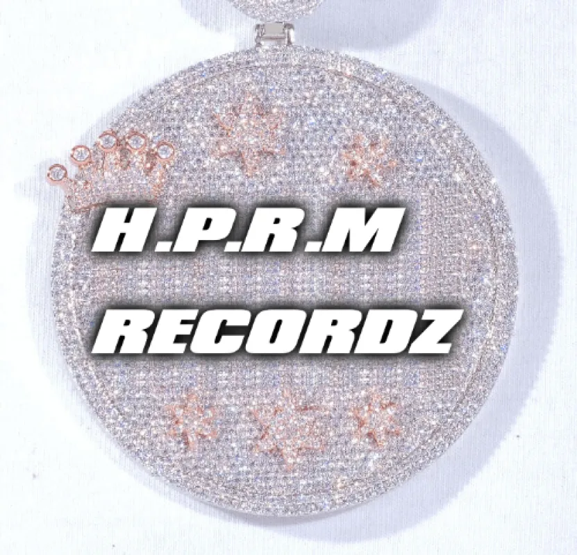 CUSTOM LETTER NECKLACE 3D BIG CROWN DISC made by The GUU Shop