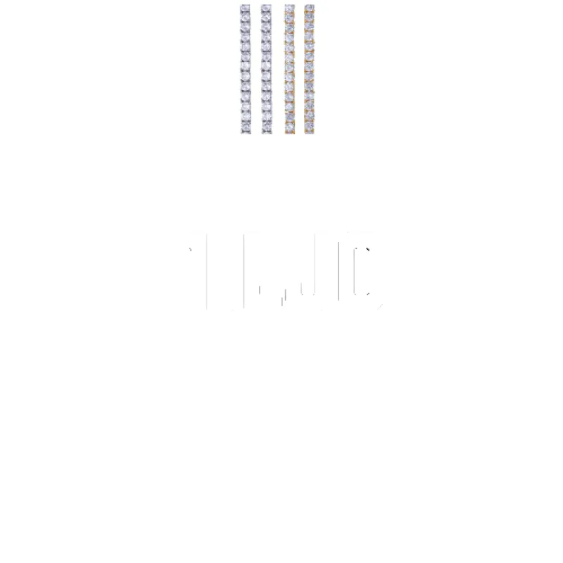 Custom Letters Baguette Two Layer Necklace made by The GUU Shop