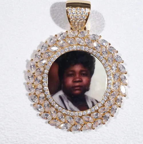 Large 3D Wheat Ear Custom Picture Pendant sold by The GUU Shop