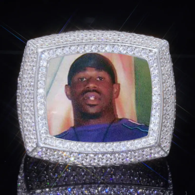 3D CUSTOM PICTURE ICED RING made by The GUU Shop