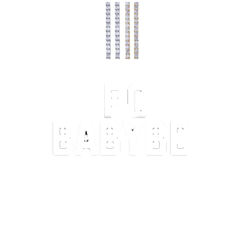 Custom Letters Baguette Two Layer Necklace made by The GUU Shop