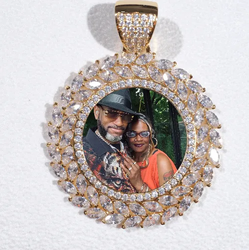 Large 3D Wheat Ear Custom Picture Pendant sold by The GUU Shop