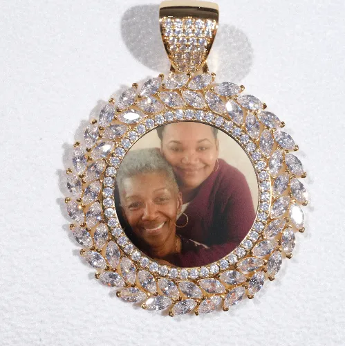 Large 3D Wheat Ear Custom Picture Pendant sold by The GUU Shop