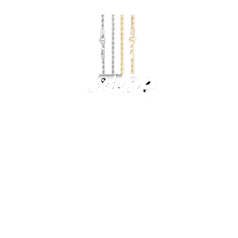 Script Custom Letter Necklace made by The GUU Shop