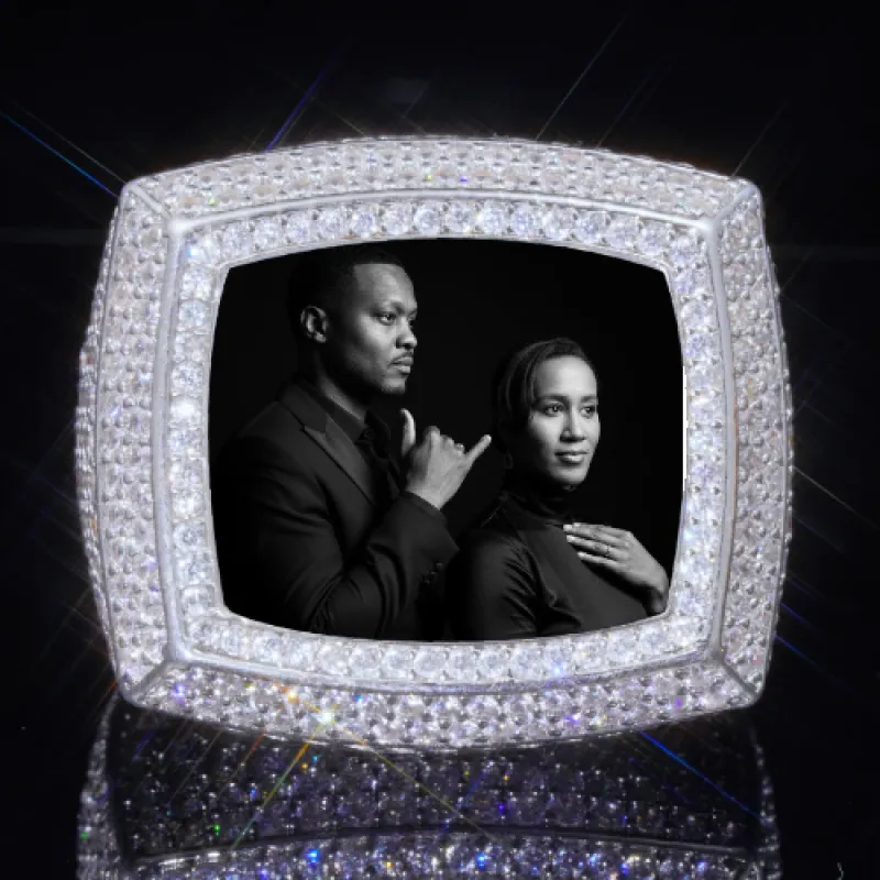 3D CUSTOM PICTURE ICED RING made by The GUU Shop
