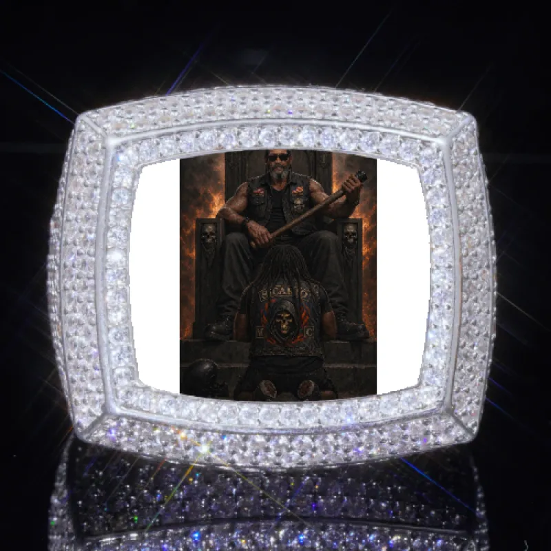 3D CUSTOM PICTURE ICED RING made by The GUU Shop