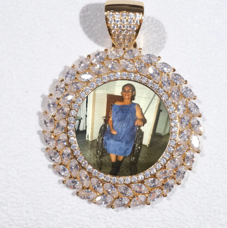 Large 3D Wheat Ear Custom Picture Pendant made by The GUU Shop