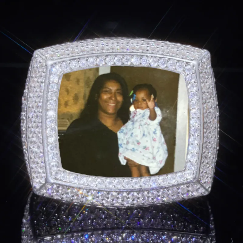 3D CUSTOM PICTURE ICED RING made by The GUU Shop