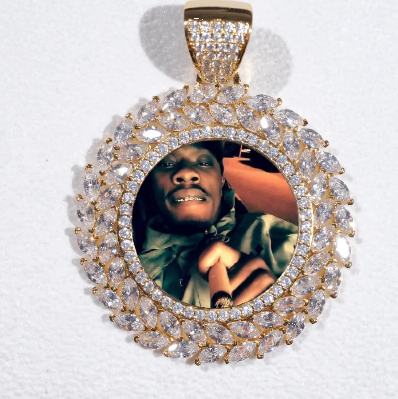 Large 3D Wheat Ear Custom Picture Pendant made by The GUU Shop