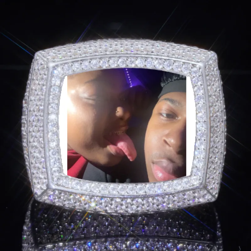3D CUSTOM PICTURE ICED RING made by The GUU Shop