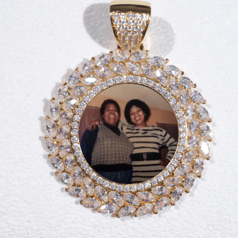 Large 3D Wheat Ear Custom Picture Pendant made by The GUU Shop