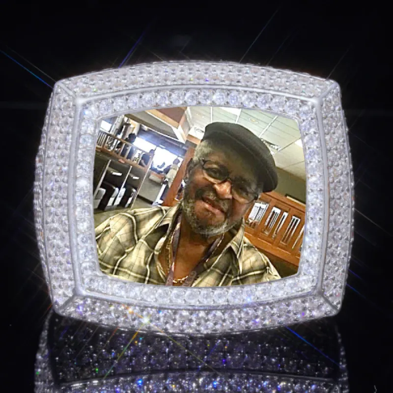 3D CUSTOM PICTURE ICED RING made by The GUU Shop