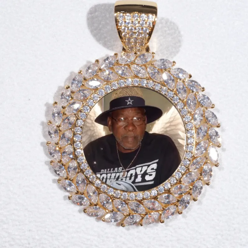 Large 3D Wheat Ear Custom Picture Pendant made by The GUU Shop