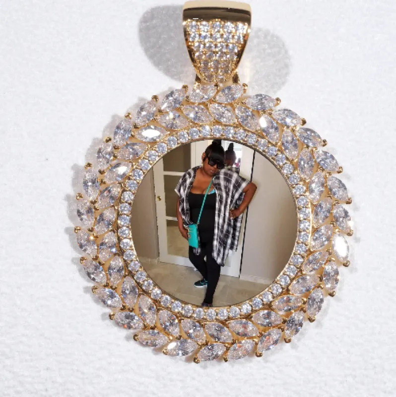 Large 3D Wheat Ear Custom Picture Pendant made by The GUU Shop