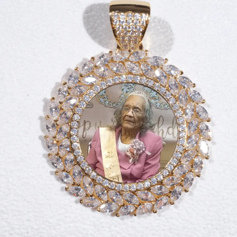 Large 3D Wheat Ear Custom Picture Pendant made by The GUU Shop