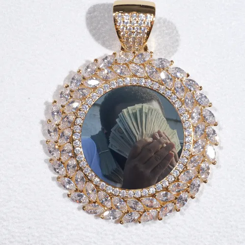 Large 3D Wheat Ear Custom Picture Pendant sold by The GUU Shop